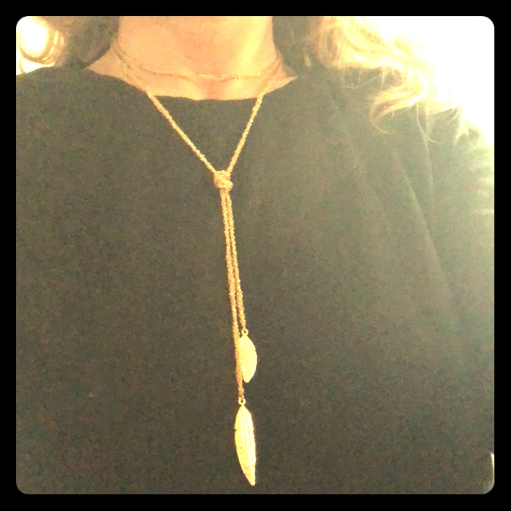 Gold layered necklace
